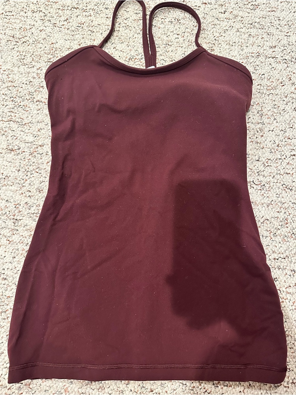 lululemon athletica Women's Maroon Muscle Tank